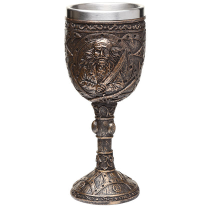 Pirate Decorative Goblet with Gold Finish