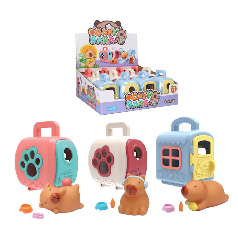 Capybara Pets Carry Case Toy for imaginative play