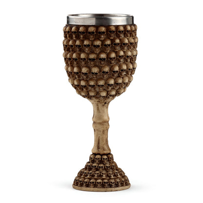 Multi Skull Decorative Goblet - Lifestyle Display