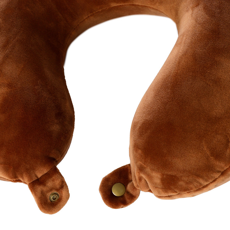 Portable bear travel pillow for journeys