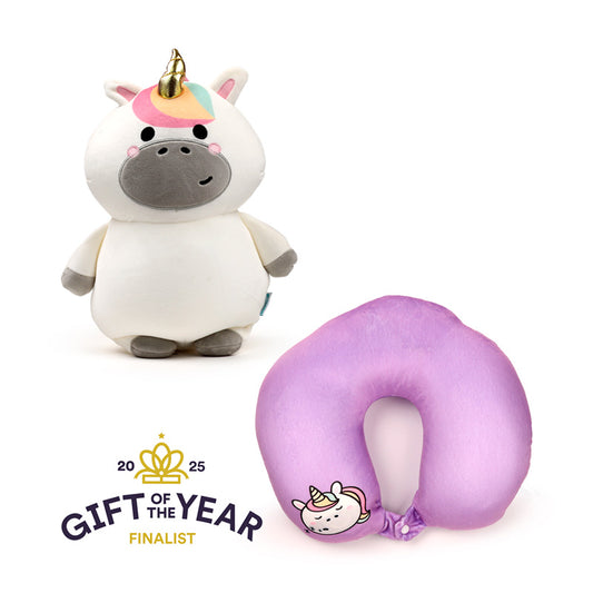 Astra the Unicorn 2-in-1 Travel Pillow and Plush Toy