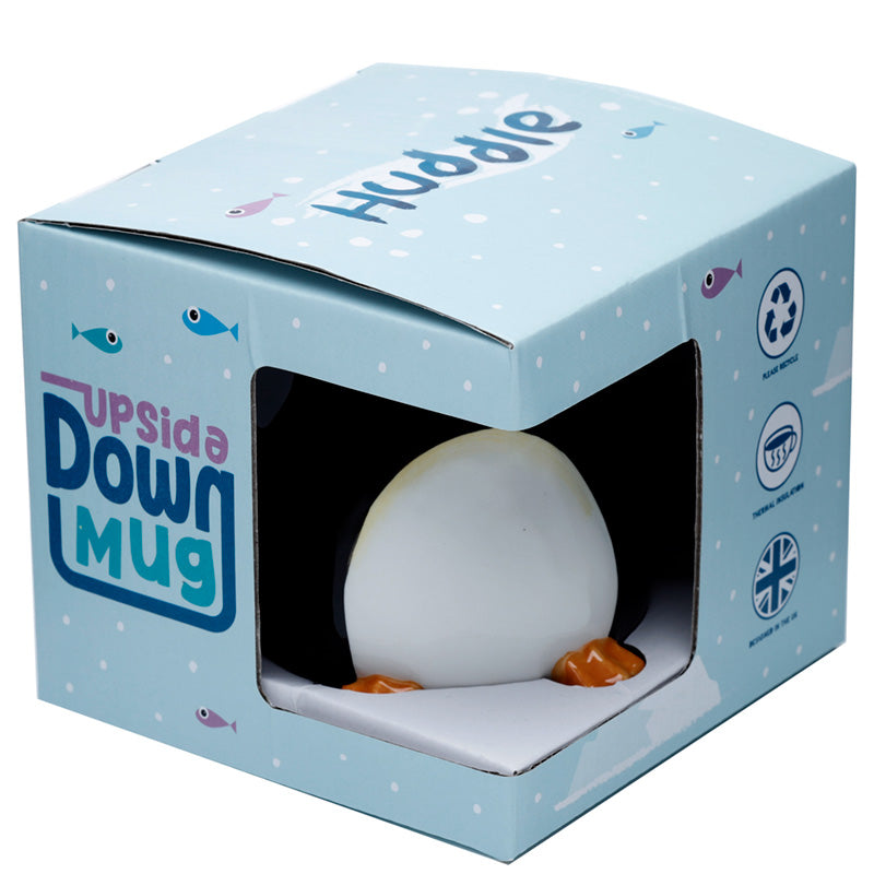Huddle Penguin mug showcasing its playful design
