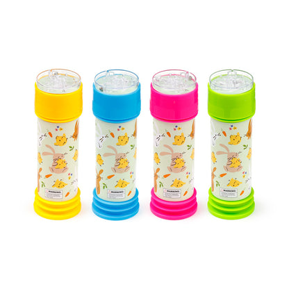 Children enjoying Maze Bubbles - Springtime outdoors