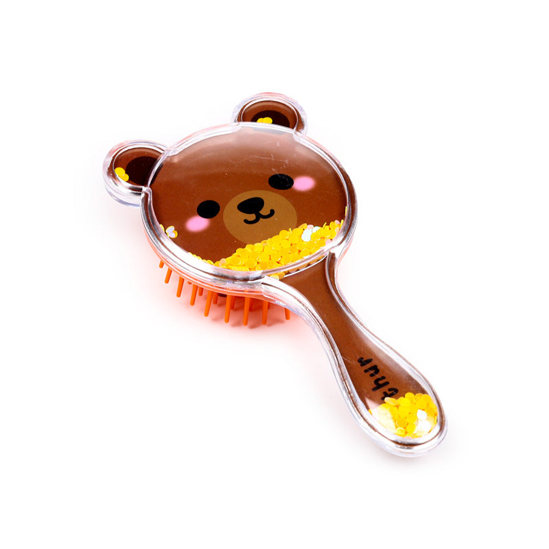 Decorative Glitter Hair Brush for gifting