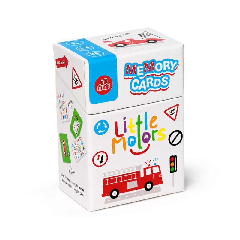 Kids Memory Cat Set - Little Motors game pieces