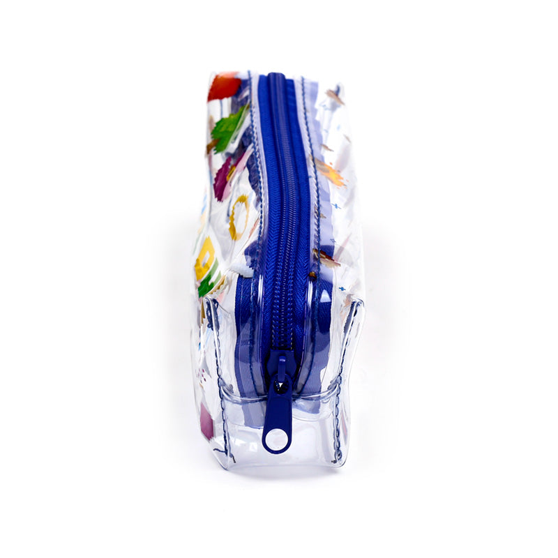 Clear Window Pencil Case - Game Over side view