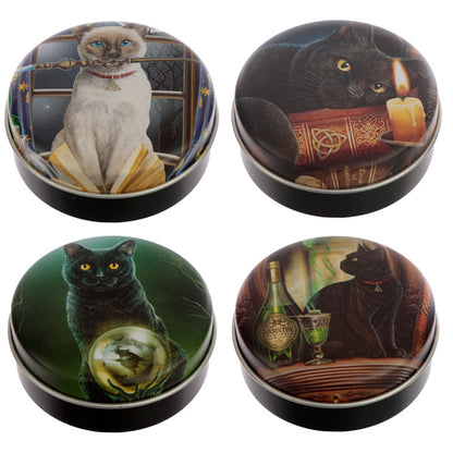 Lisa Parker Magical Cats Lip Balm in a decorative tin