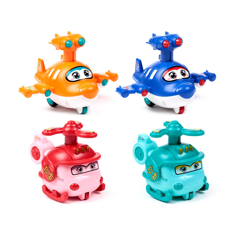 Brightly coloured Press & Go Action Aircraft