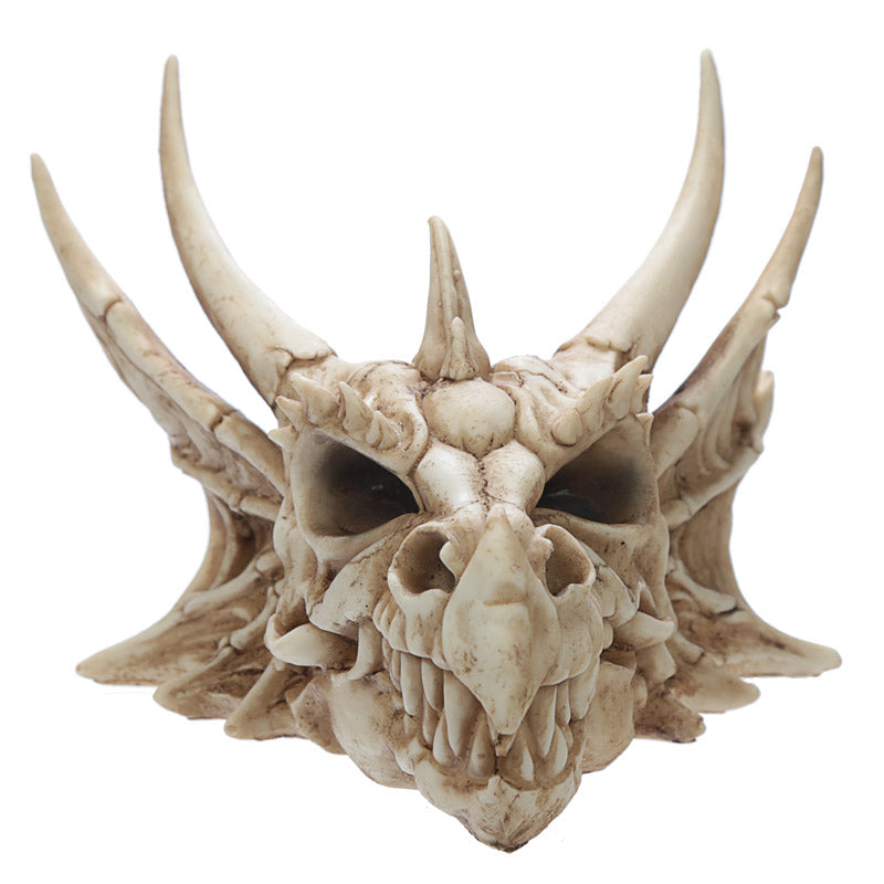Intricate detailing on Collectable Dragon Skull