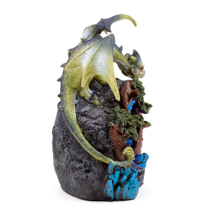 Elements Dragon LED Woodland Crystal Den as a gift