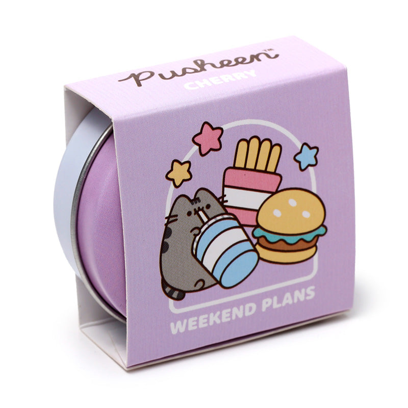 Pusheen Lip Balm tin design