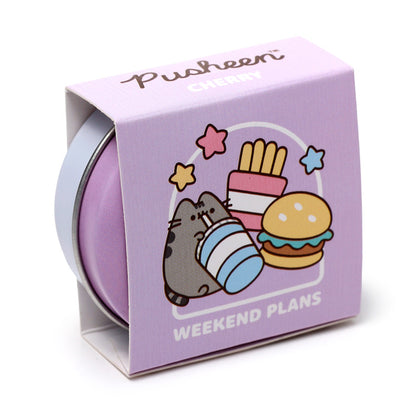 Pusheen Lip Balm tin design