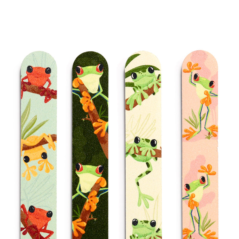 Tropical Fruits Nail File with colourful fruit patterns