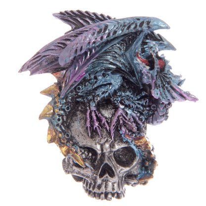 Gothic Dragon Skull Souvenir Magnet - Collectible Display