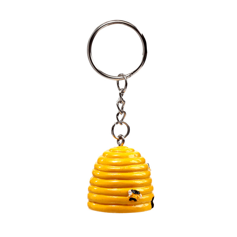 Nectar Meadows Beehive Novelty Keyring lifestyle shot
