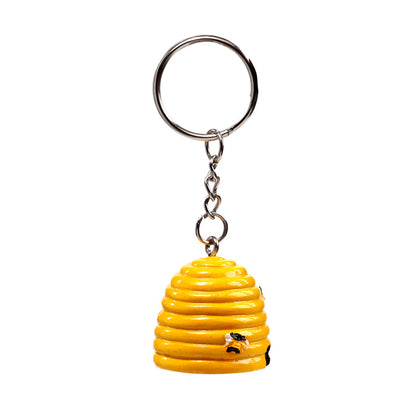 Nectar Meadows Beehive Novelty Keyring lifestyle shot