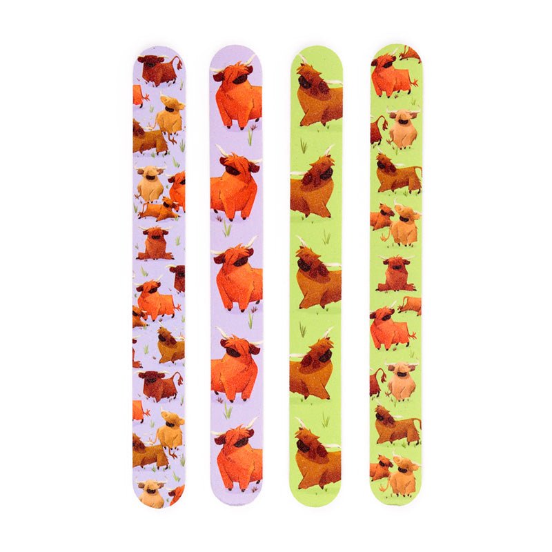 Close-up of Hairy Coos Highland Coo Nail File