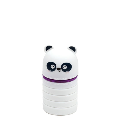 Adoramals Panda Silicone Pop Up Pencil Case - Side View