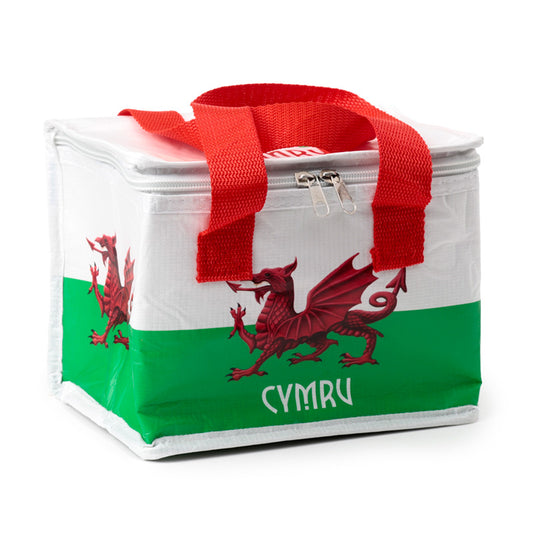 Welsh Dragon RPET Cool Bag front view