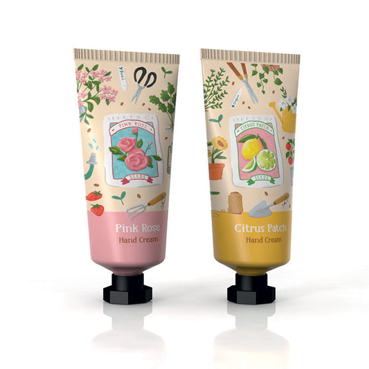 Moisturising Hand Cream 30ml - In the Garden with Pink Rose and Citrus Patch fragrance