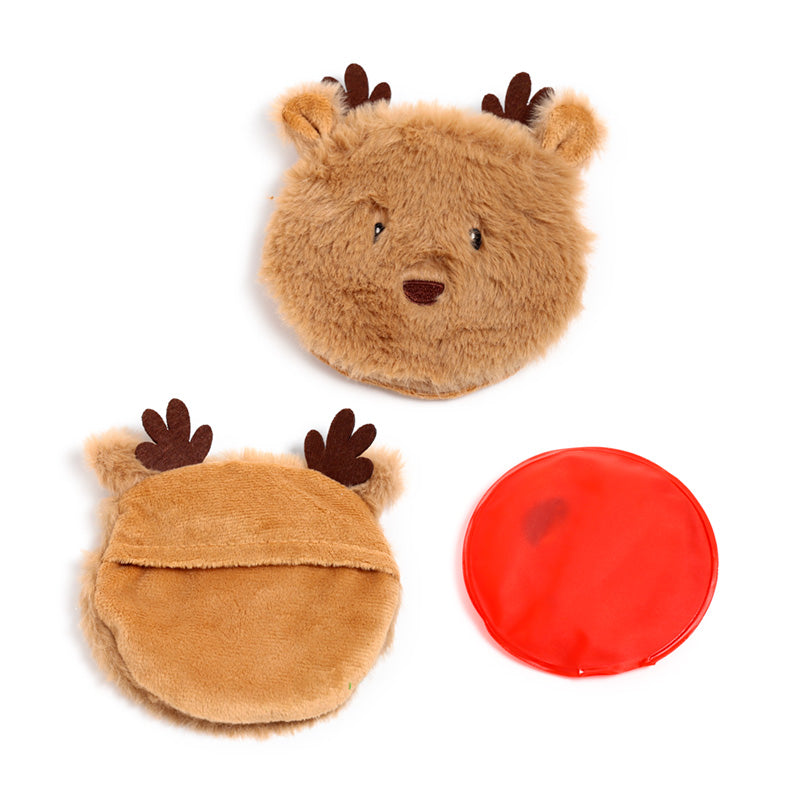Plush Hand Warmer - Christmas Jingle Bunch close-up