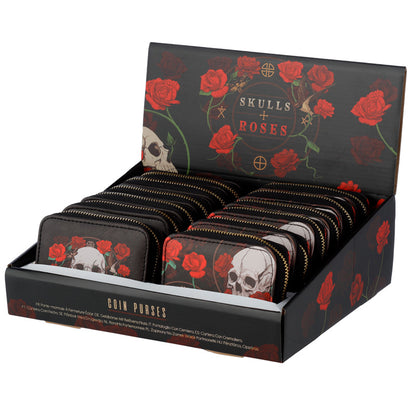 Unique Skulls and Roses Wallet for gifting