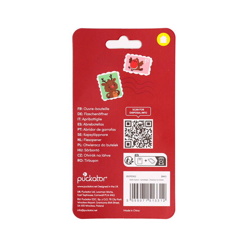 Festive PVC Bottle Opener for holiday gatherings