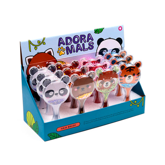 Glitter Shaped Hair Brush from Adoramals Wild collection