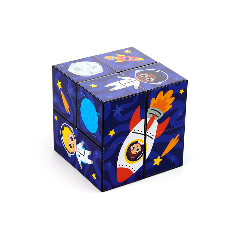 Space Cadet Puzzle Cube in Action