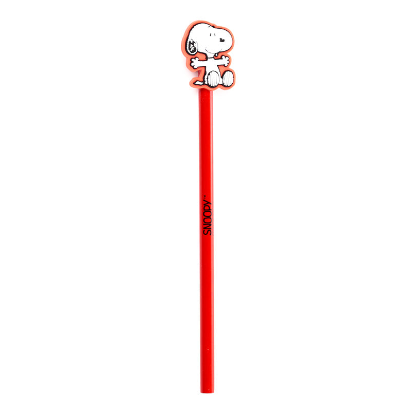 Peanuts Pencil with PVC Topper on desk