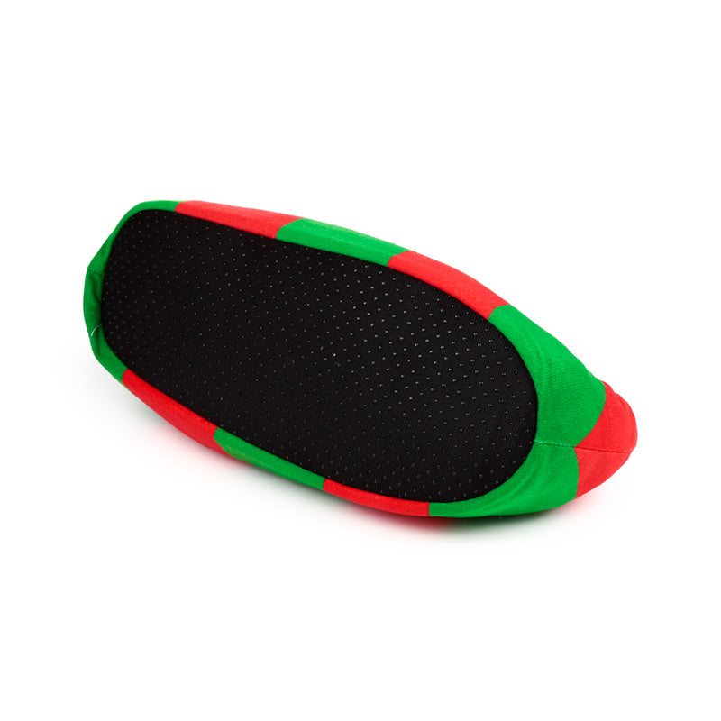 Durable PE sole of Jingle Bunch Christmas Elf Plush Slippers