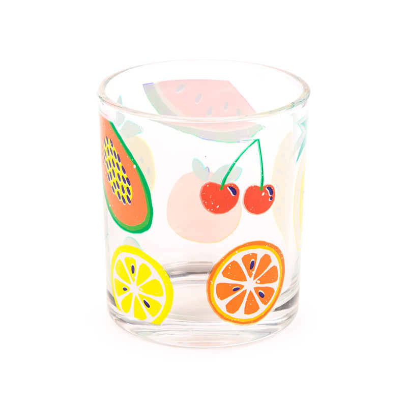 Decorative summer fruits tumblers for gifting