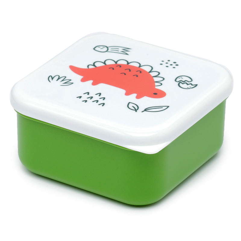 Dinosauria Jr lunch boxes in vibrant colours