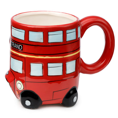 Unique ceramic mug shaped like a London Routemaster Bus