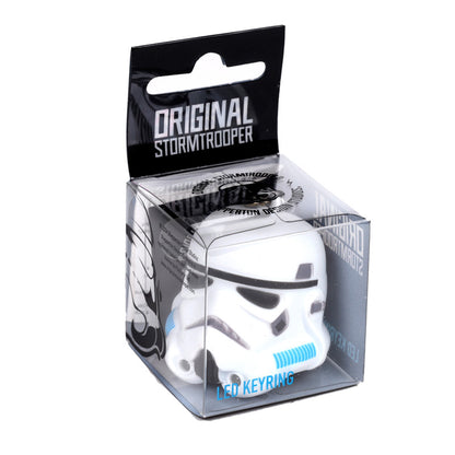 Original Stormtrooper LED Light Keyring in hand