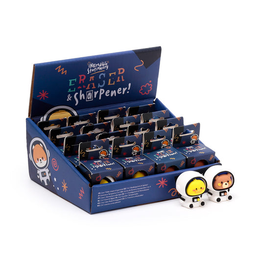 Adoramals Space Sharpener on a desk