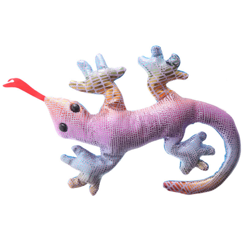 Charming Gecko Sand Animal Close-Up