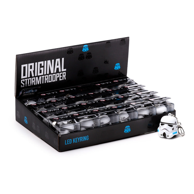 Original Stormtrooper LED Light Keyring front view