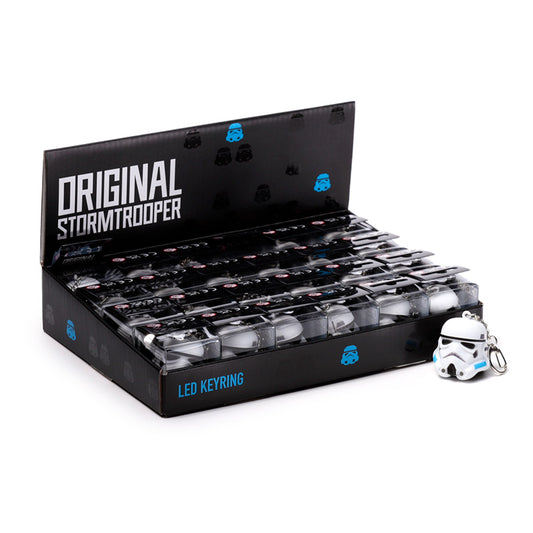 Original Stormtrooper LED Light Keyring front view