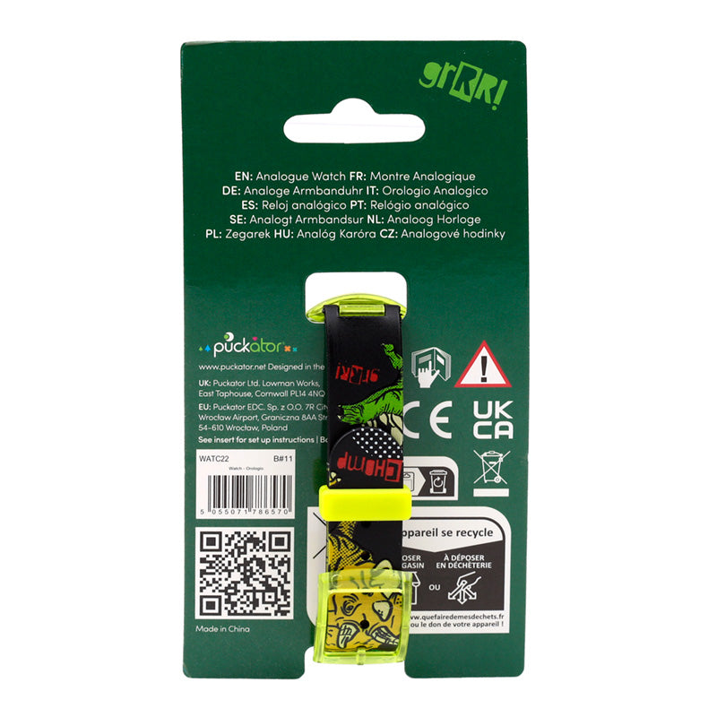 Analogue Watch - Dinosauria worn on wrist