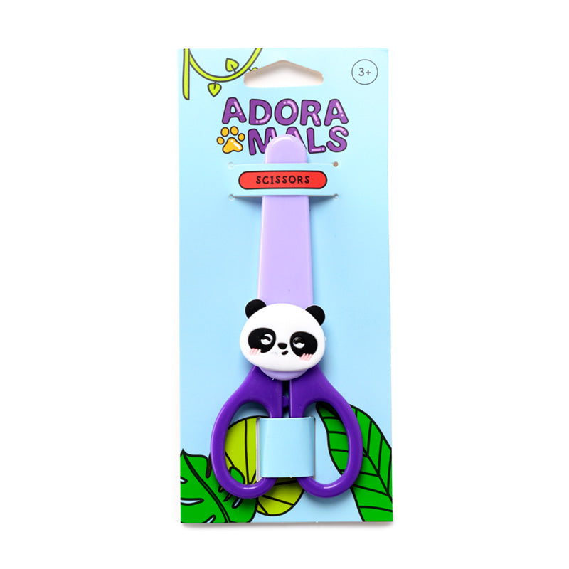 Adoramals Wild Kids Scissors displayed with holder