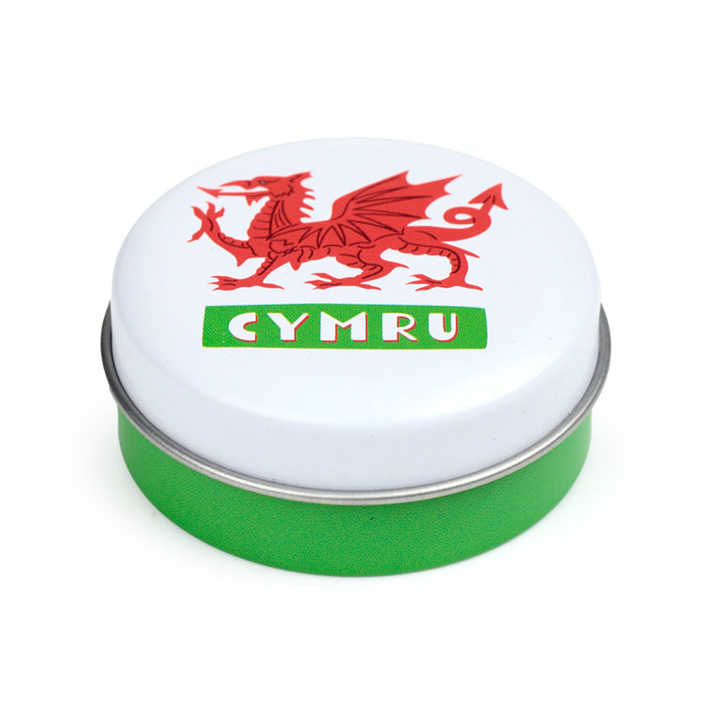 Welsh Dragon Lip Balm on display