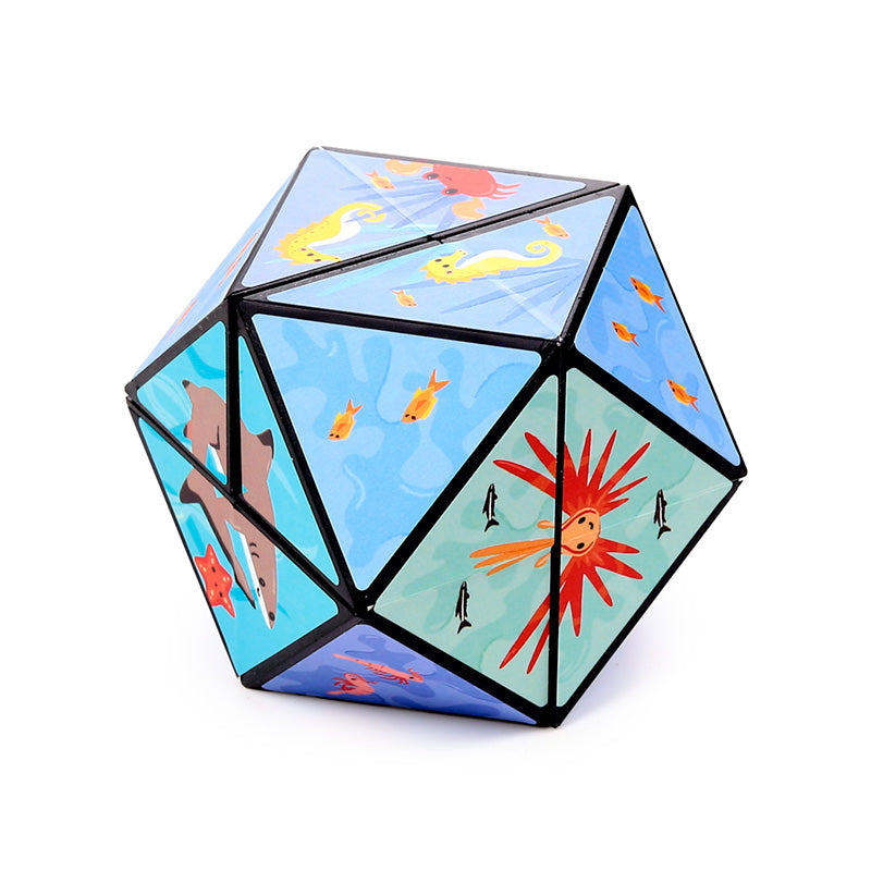 Mariniverse Puzzle Cube Toy as a decorative ornament