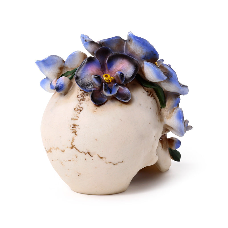 Decorative skull ornament ideal for gothic decor enthusiasts