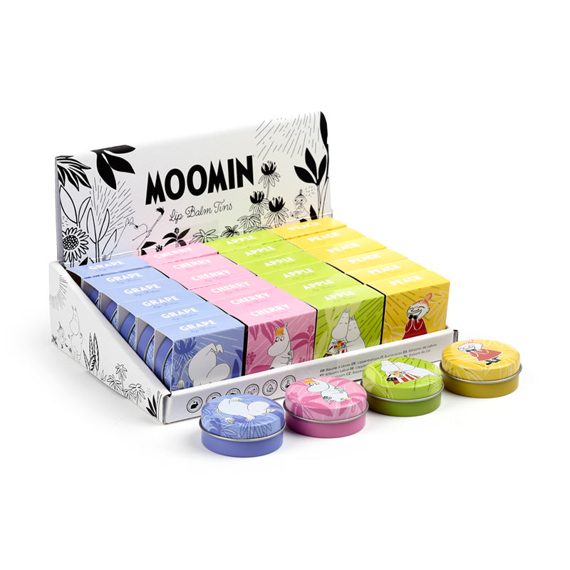 Moomin Tammi Lip Balm in a decorative tin