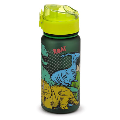 Easy clip polyester strap on Dinosauria children's water bottle