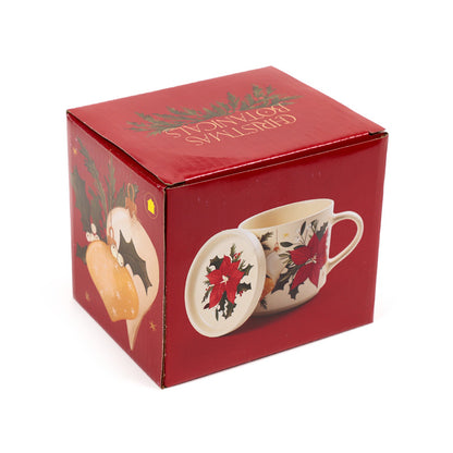 Festive Mug and Coaster Set for Holiday Drinks