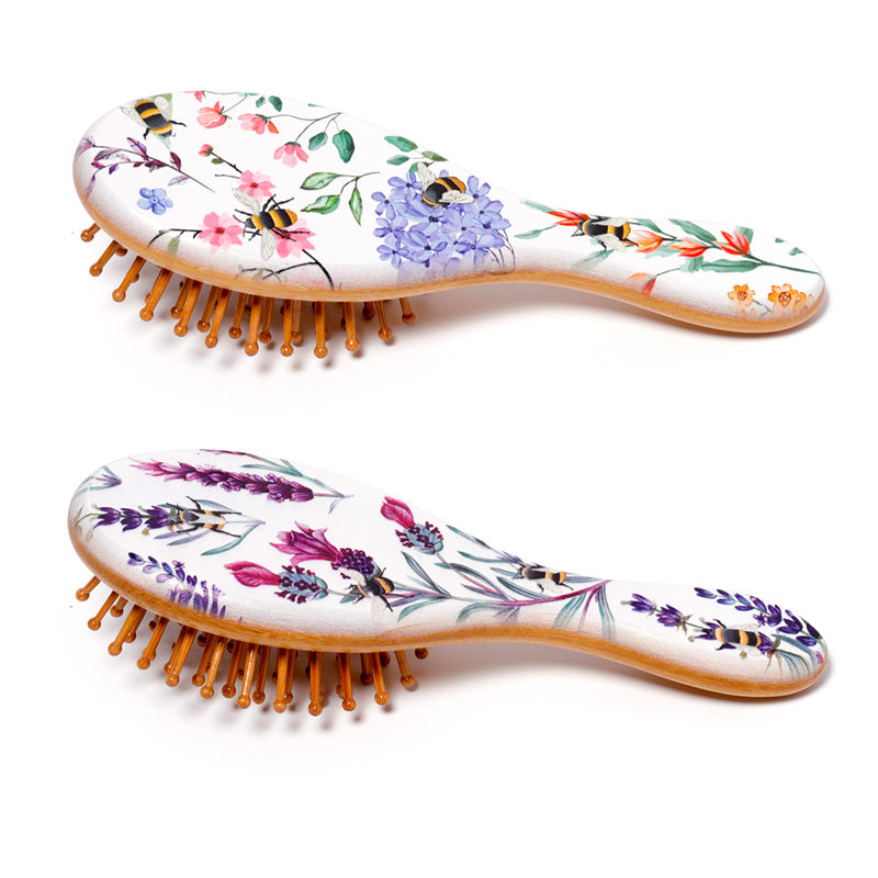Bamboo hair brush for healthy, shiny hair