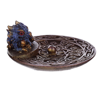Decorative Baby Dragon Incense Burner Dish