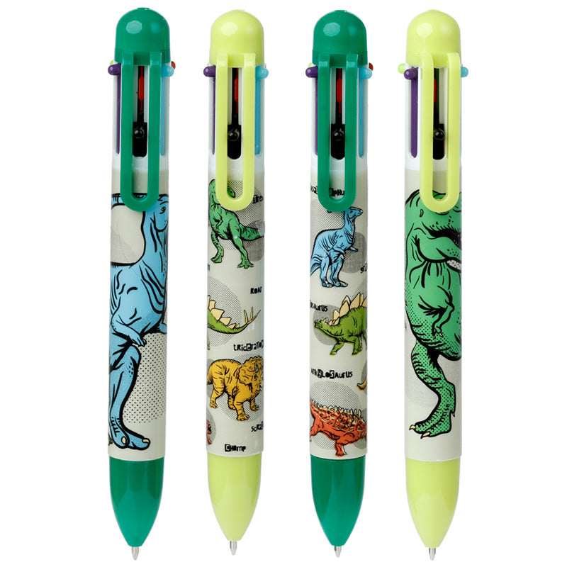 Multi Colour Pen in Dinosauria design